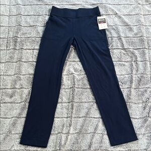 Duluth Trading Co Navy NoGA Naturale Cotton Slim Leg Pants